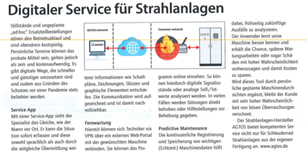 Digitaler Service für Stahlanlagen