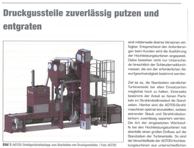 Druckgussteile zuverlässig putzen und entgraten