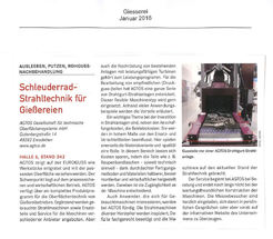 Schleuderrad-Strahltechnik für Gießereien